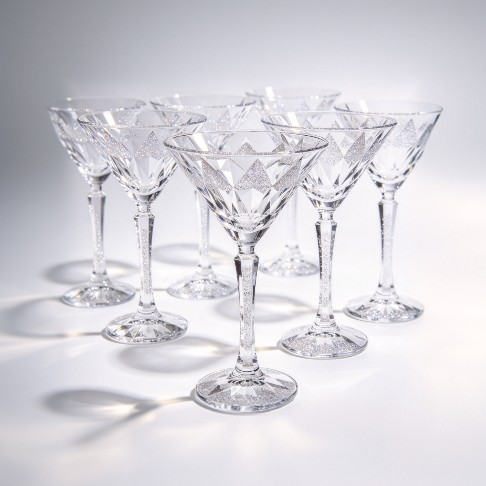 Crystal Glitter Martini Set – Diamonds
