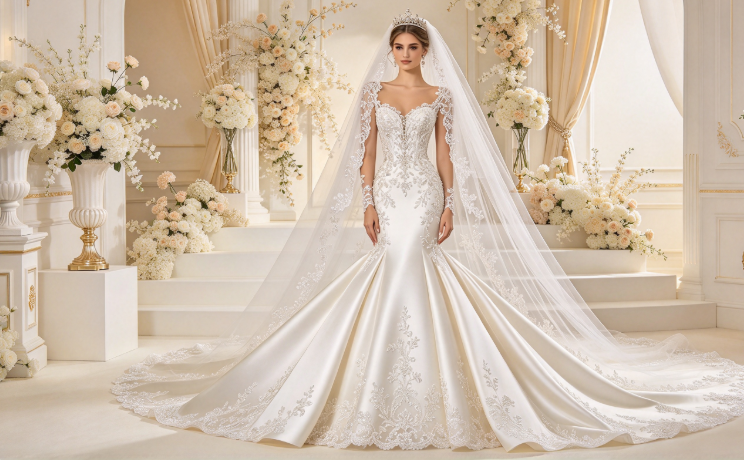 Oleg Cassini Wedding Dress